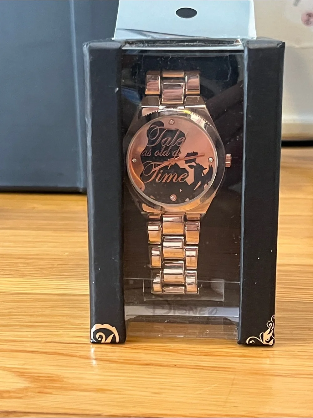 Rose Gold-Colored Beauty & The Beast Watch - NIB